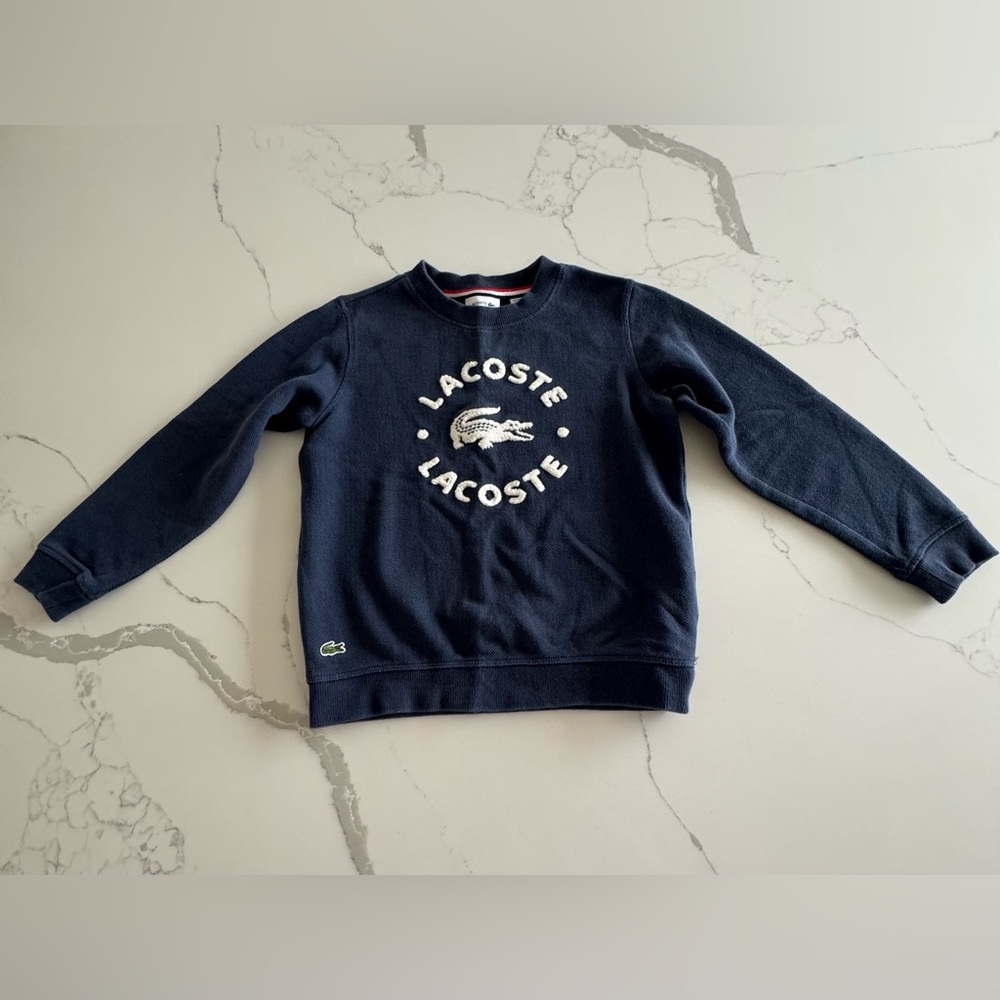 Lacoste Sweatshirt Boy Size 8.